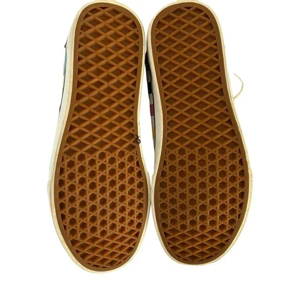 Vans Old Skool Multicolor Checkerboard Sneaker Shoes - Picture 7 of 7
